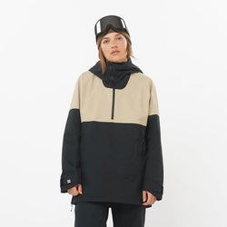 Salomon Bashley Anorak White Pepper Deep Black