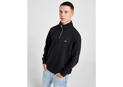 LEVI'S Fleece 1 2 Zip Sweatshirt Black