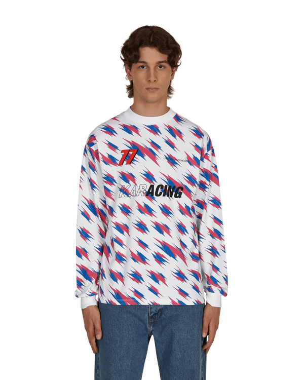 L'Art De L'Automobile Karacing Performance Longsleeve T-Shirt White