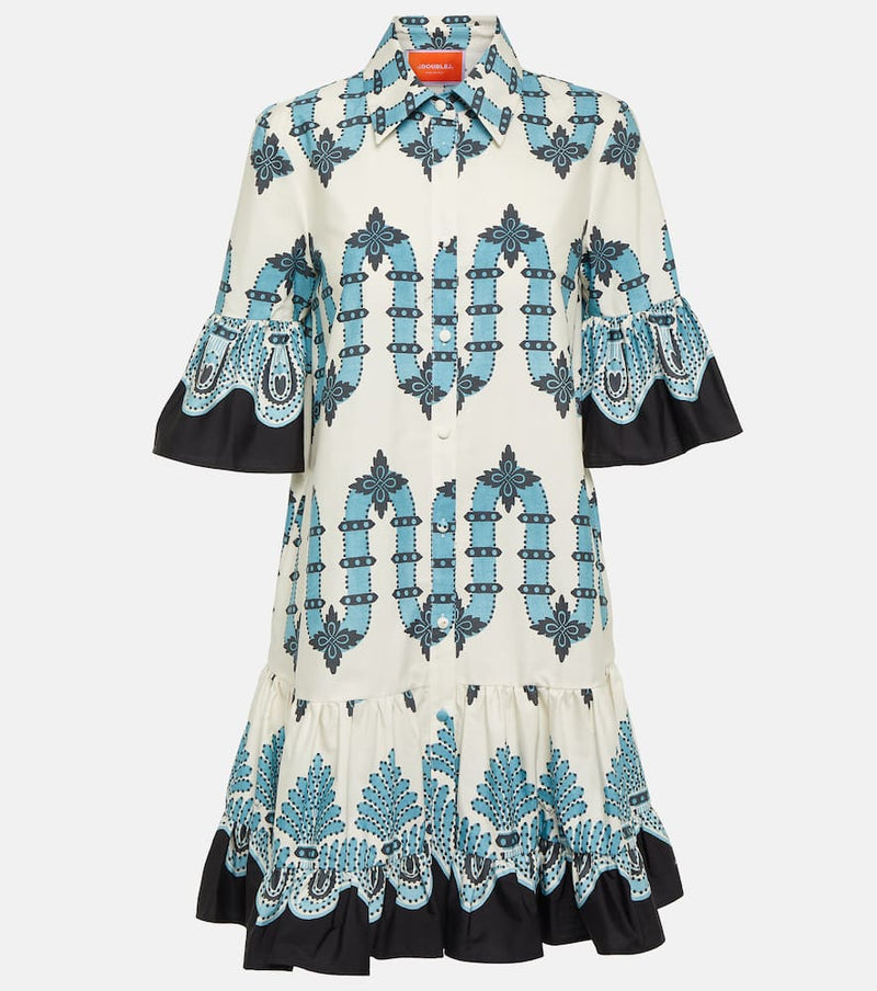 La DoubleJ Choux printed cotton shirt dress