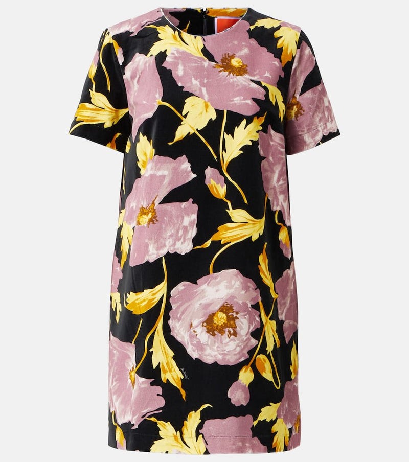 La DoubleJ Floral cotton minidress