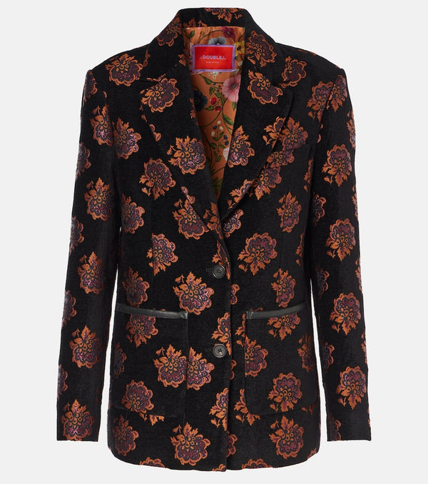 La DoubleJ Kelly floral jacquard blazer | LYBSTORE