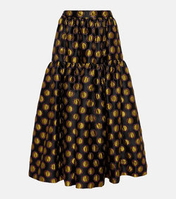 La DoubleJ Oscar jacquard midi skirt | LYBSTORE