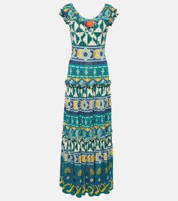 La DoubleJ Pimento printed jersey maxi dress | LYBSTORE