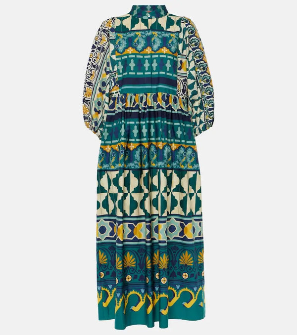 La DoubleJ Portofino printed cotton maxi dress | LYBSTORE