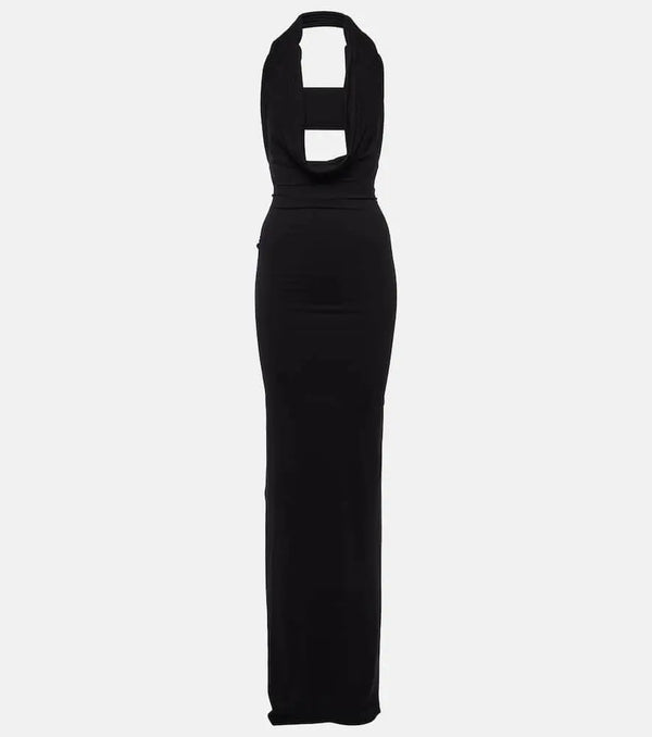 LaQuan Smith Ruched jersey gown | LYBSTORE