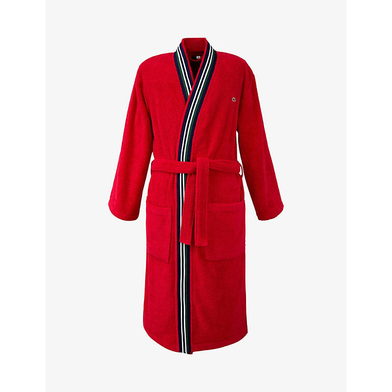 Lacoste Club organic cotton bathrobe