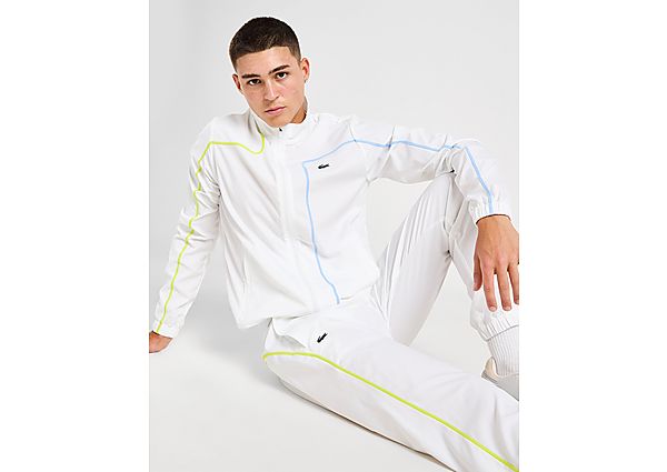 Lacoste Colour Block Tennis Tracksuit White