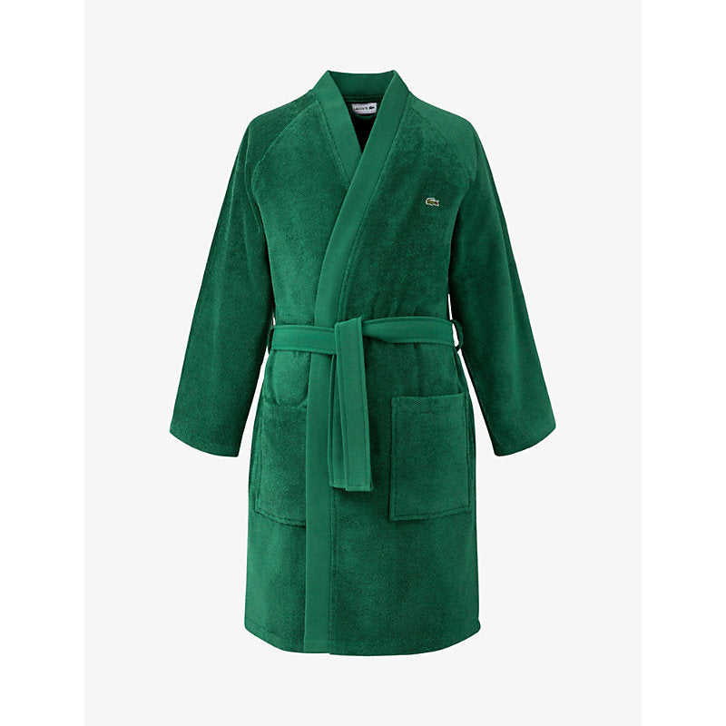 Lacoste Defile organic cotton bathrobe