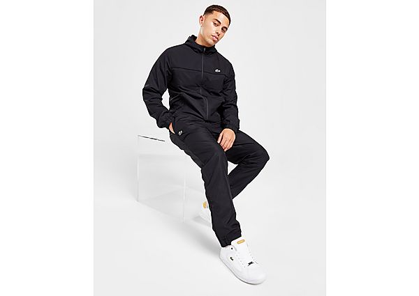 Lacoste Guppy Full Zip Hooded Tracksuit Black