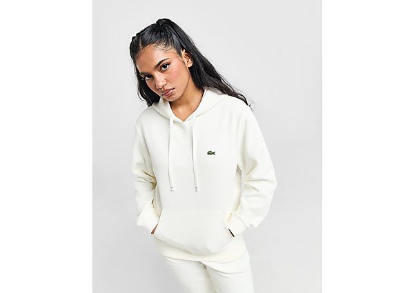 Lacoste Small Logo Hoodie White