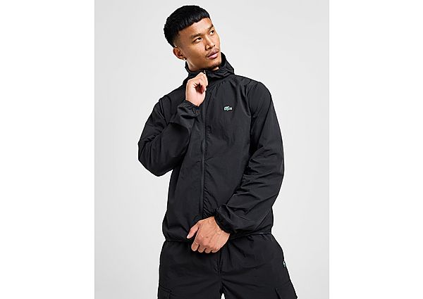 Lacoste Woven Full Zip Jacket Black