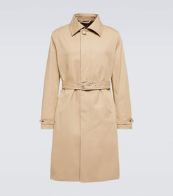 Lanvin Belted cotton raincoat | LYBSTORE