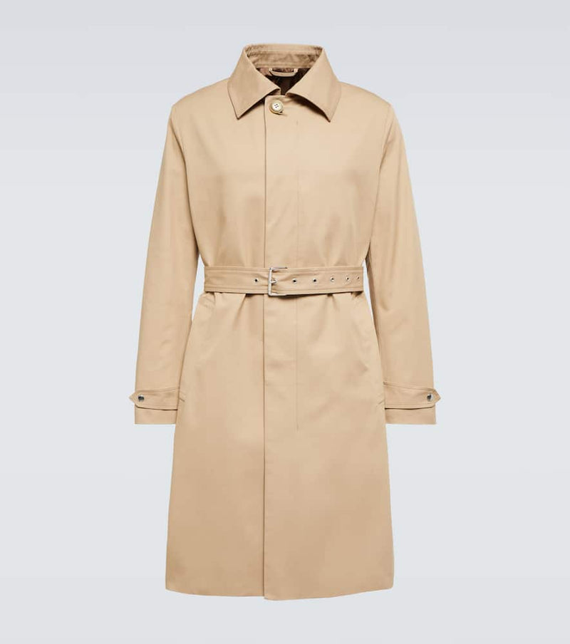 Lanvin Belted cotton raincoat | LYBSTORE