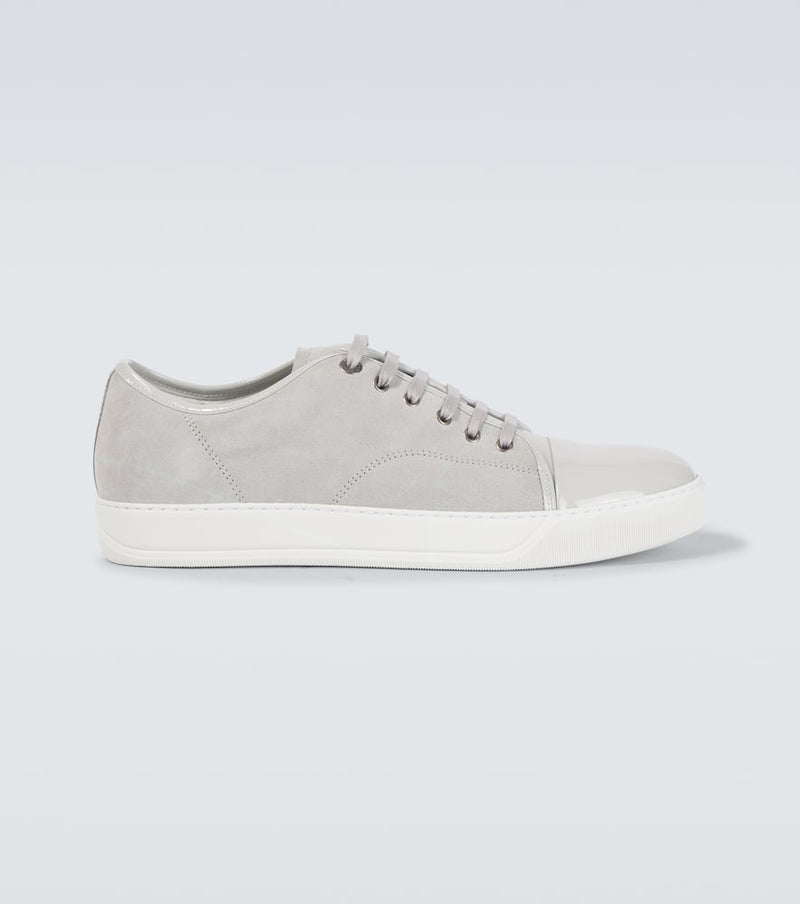 Lanvin DBB1 leather-trimmed suede sneakers