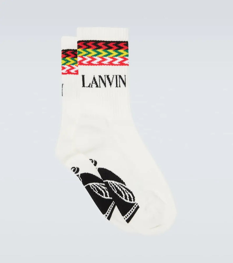 Lanvin Intarsia-knit socks