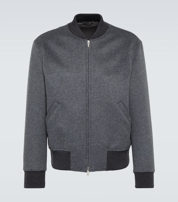 Lardini Cashmere bomber jacket