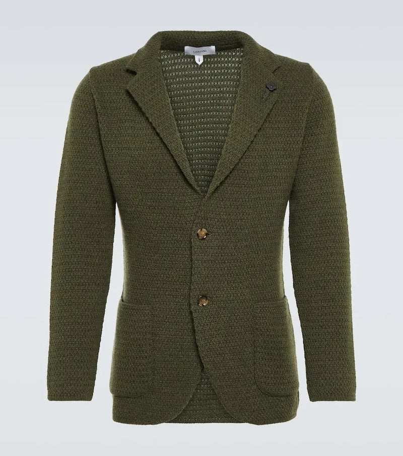 Lardini Knitted cashmere blazer