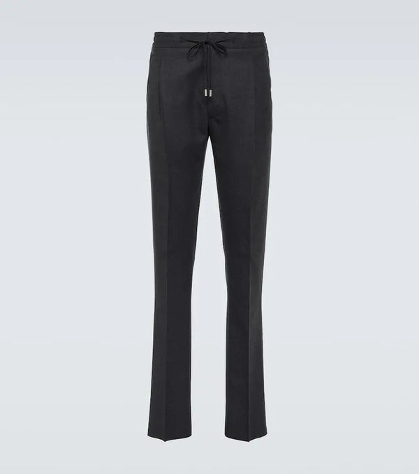 Lardini Wool-blend slim pants | LYBSTORE