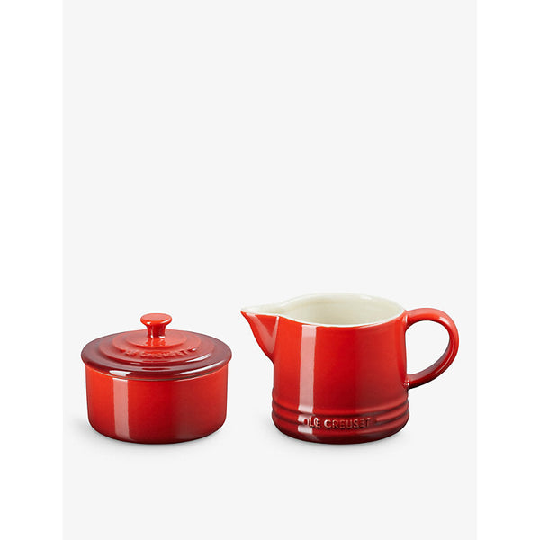 Le Creuset Signature milk and sugar stoneware set | LYBSTORE