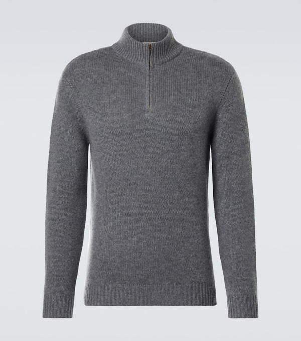 Le Kasha Cashmere half-zip sweater