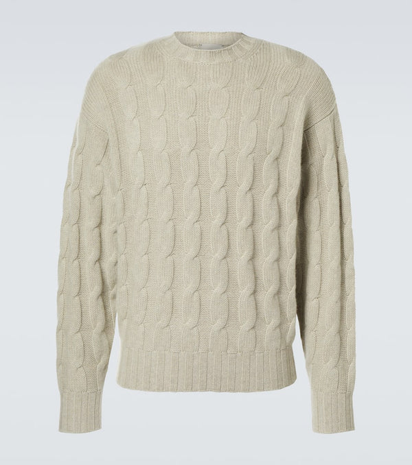 Le Kasha Panama cable-knit cashmere sweater