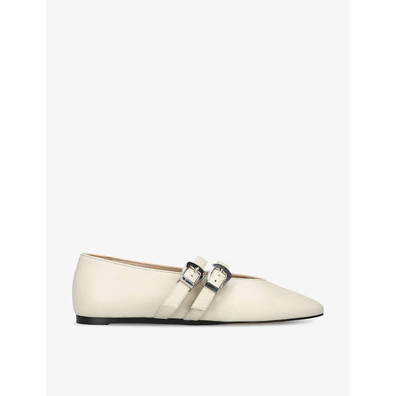 Womens Le Monde Beryl Claudia double-strap leather flats