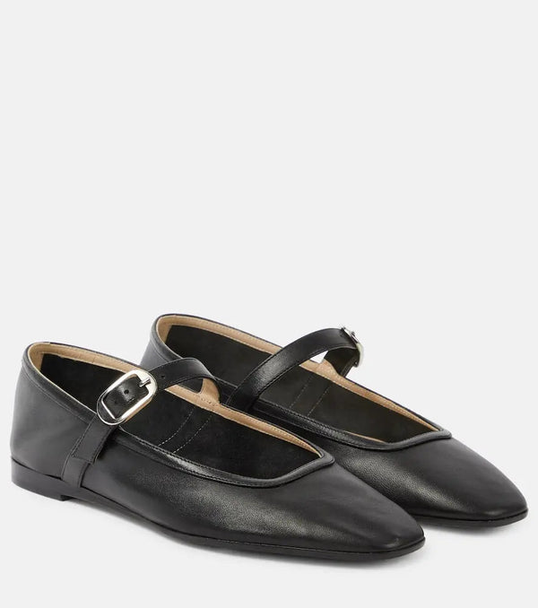 Le Monde Béryl Leather Mary Jane ballet flats | LYBSTORE