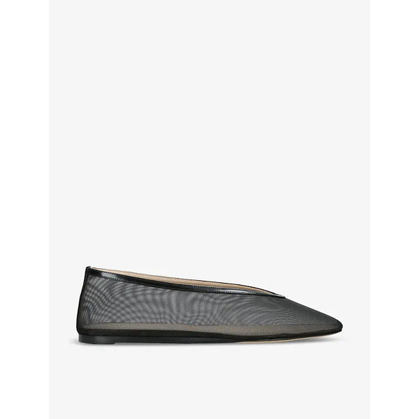 Le Monde Beryl Luna pointed-vamp mesh ballet flats