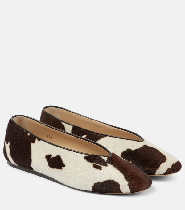 Le Monde Béryl Regency calf hair ballet flats