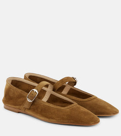 Le Monde Béryl Suede Mary Jane flats | LYBSTORE