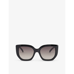 Womens Le Specs Euphoria square-frame polyethylene sunglasses