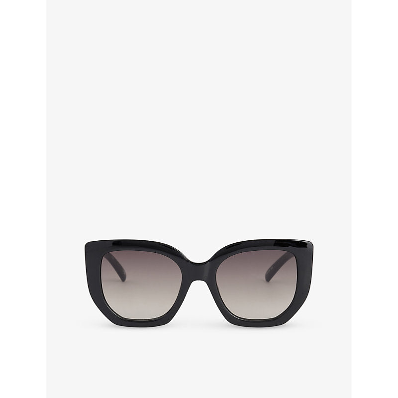 Womens Le Specs Euphoria square-frame polyethylene sunglasses