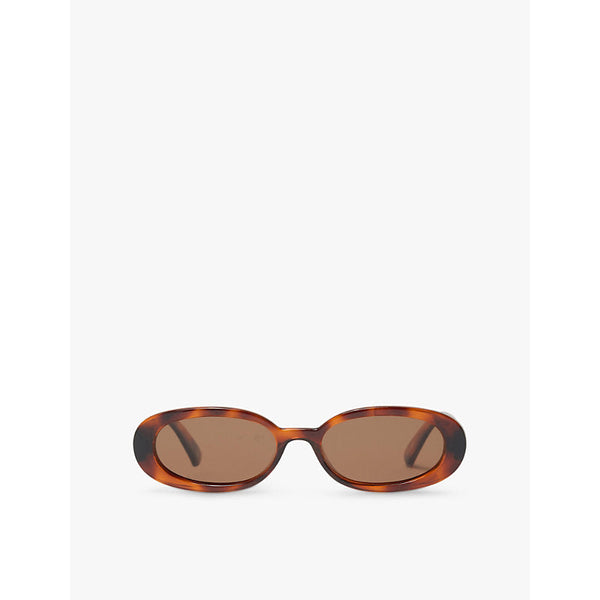 Le Specs Outta Love polycarbonate oval-frame sunglasses | LYBSTORE