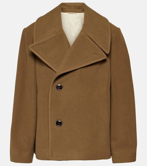 Lemaire Cropped wool coat | LYBSTORE