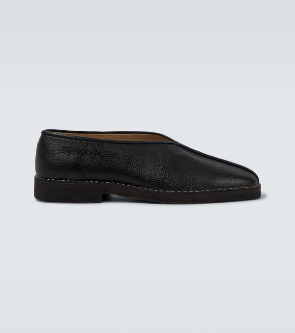 Lemaire Leather slip-on shoes