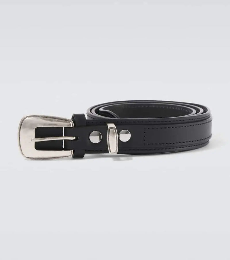 Lemaire Minimal Western leather belt