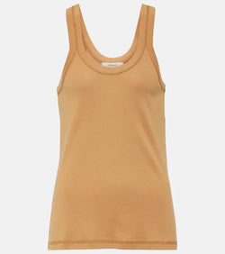 Lemaire Ribbed-knit cotton jersey tank top | LYBSTORE