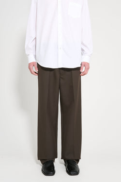 Lemaire Straight Pants Dark Brown