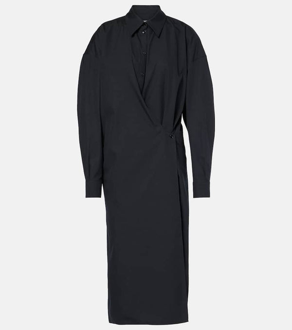 Lemaire Twisted cotton midi dress