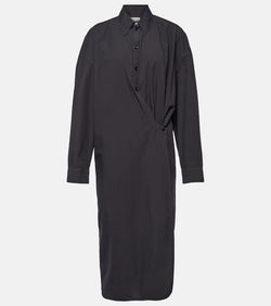 Lemaire Twisted cotton shirt dress