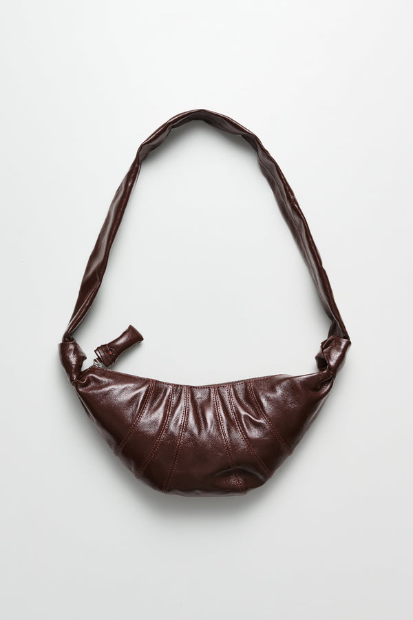 Lemaire Small Croissant Bag Coated Chocolate Fondant