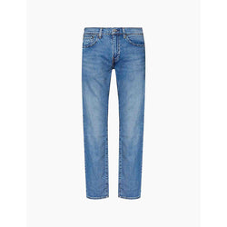 Mens Levis 502 tapered-leg stretch-denim jeans