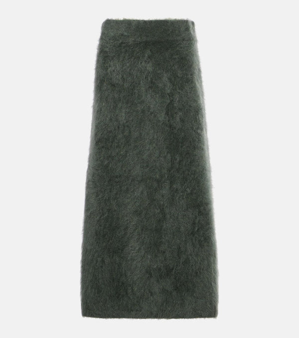 Lisa Yang Asta knitted cashmere midi skirt