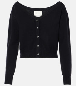 Lisa Yang Beata off-shoulder cashmere cardigan