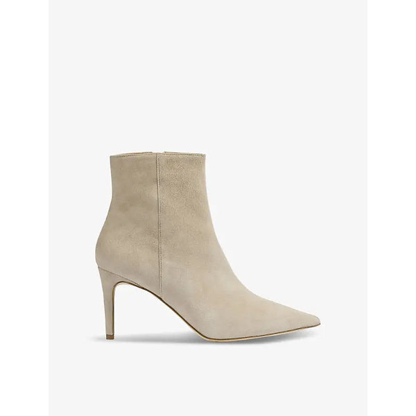 Lk Bennett Aster pointed-toe heeled suede ankle boots