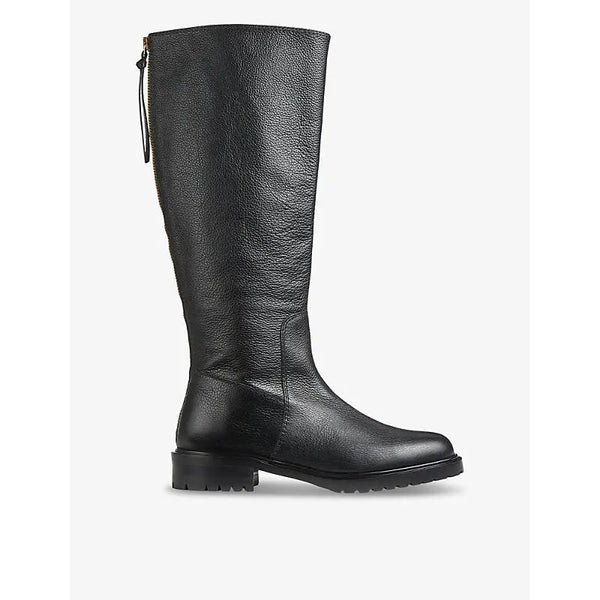 Lk Bennett Coco tread-sole leather knee-high boots