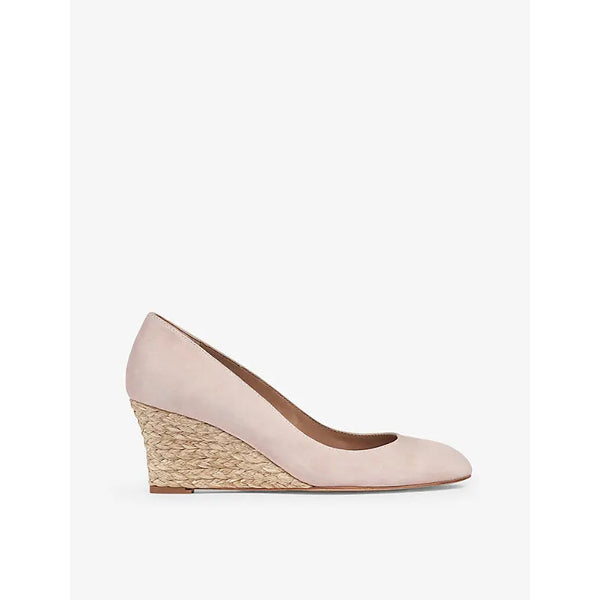 Lk Bennett Eevi cork-heel leather wedges | Lk Bennett