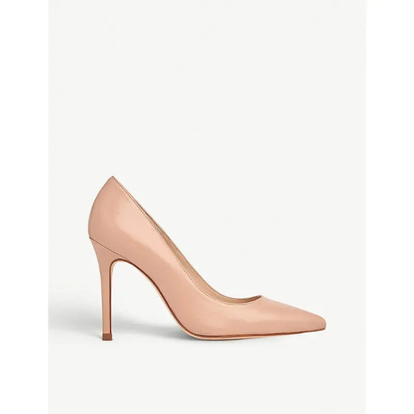 Lk Bennett Fern pointed toe leather courts | Lk Bennett