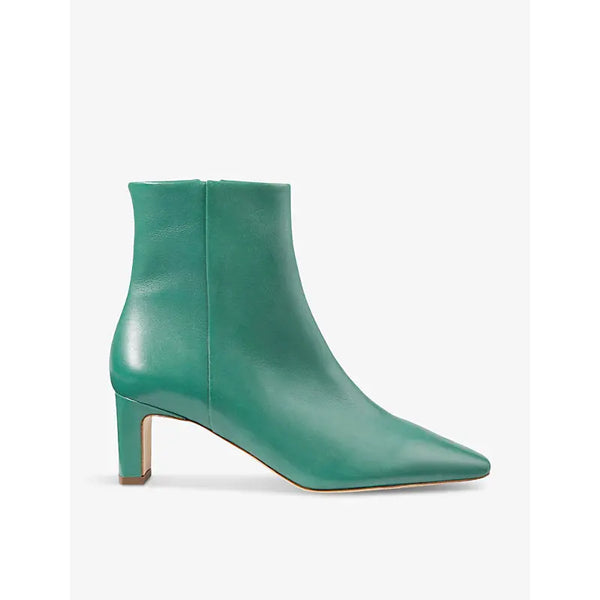 Lk Bennett Margaux heeled leather ankle boots | Lk Bennett